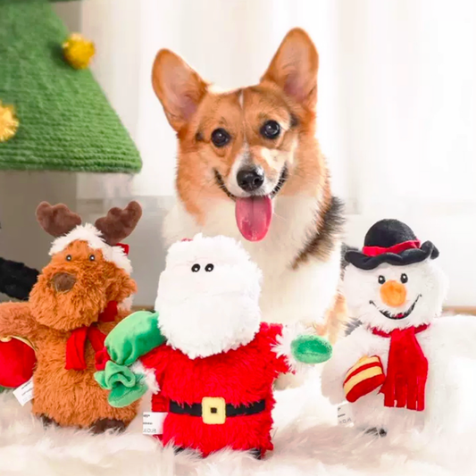 Christmas Style Dog Plush Toys